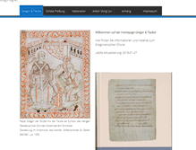 Tablet Screenshot of gregor-und-taube.de
